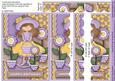 Fancy Girl Lilac Tunnel Card Sheet