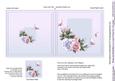 Roses and Butterflies on a Lace Frame 5in x 5in Insert