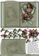 Rosie Cameo Book Green, Decoupage, Step by Step