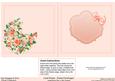 Coral Roses Matching 6in x 6in Insert