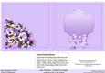 Lilac Pansies Matching 6in x 6in Insert
