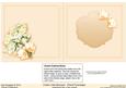 Cream Lilies Bouquet Matching 6in x 6in Insert