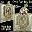 Vintage Birds in the Garden Pocket Card Mini Kit