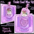Roses and Hyacinths Pocket Card Mini Kit