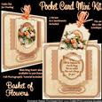 Basket of Flowers Pocket Card Mini Kit
