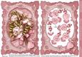 Pink Roses Bouquet in a Frame, Birthday, Decoupage Step by Step