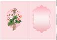 Spray of Pink Flowers Quick Card Matching A5 Insert