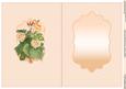 Peach Floral Bouquet Quick Card Matching A5 Insert