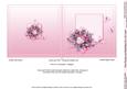 Pink Pansies and Butterflies 5in x 5in Insert
