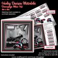 Harley Davison Motorbike 8in x 8in Decoupage Mini Kit