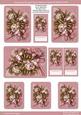 Pink Roses Bouquet Floral Toppers