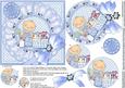 Baby Boy with Broiderie Anglaise Doily 6in x 6in Pyramage