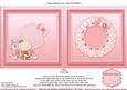 Baby Girl with Broiderie Anglaise Doily Match 6in x 6in Inse