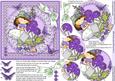 I Love Purple Girl 6in x 6in Pyramage
