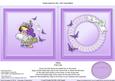 I Love Purple Girl Matching 6in x 6in Insert