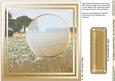 Hay Bales in a Mustard Frame Matching 8in x 8in Insert Plate