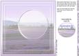 Lavender Fields in a Purple Gravel Frame Match 8x8 Insert Pl
