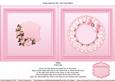 Pink Blossom with Broidery Anglaise Doily Matching 6x6 Inser
