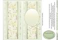 Yellow Rose and Lilac Freesias with Lace Matching Dl Insert