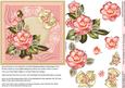 Pink Camellias 6in x 6in Decoupage
