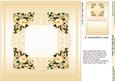 Yellow Old English Roses Matching 8in x 8in Insert Plate