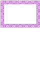 Lavender Bouquet on a Lace Mat A5 Insert Sheet