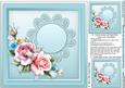 Roses and Flowers on a Lace Doily Matching 8x8 Insert Plate