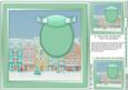 Houses Morning Snow Scene Matching 8inx8in Insert Plate
