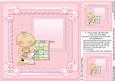 New Baby Girl with Doll Matching 8inx8in Insert Plate