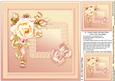 Winter Roses on a Lace Frame Matching 8inx8in Insert Plate