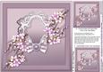 Lilac Blossom on a Fancy Panel 8inx8in Insert Plate