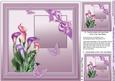 Calla Lilies on a Lace Border 8in x 8in Insert Plate