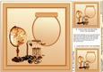 Vintage Male Items Matching 8in x 8in Insert Plate