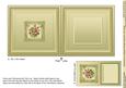 Anemones in a Square Ornate Frame Matching 5in x 5in Insert