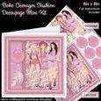 Boho Teenager Fashion 8in x 8in Decoupage Mini Kit