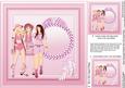 Boho Teenager Fashion Matching 8in x 8in Insert Plate