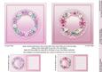 Purple Floral Doilies 5in x 5in Insert Plates