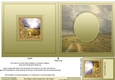 Sun Rays in the Country matching 6in x 6in Insert