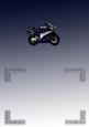Blue Motorbike Matching A5 Insert Sheet