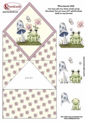 Frog with Flowers Diamond Top