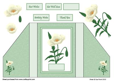 Reverse-fold White Poppy