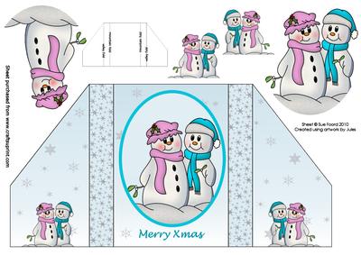 Snow in Love Reverse-fold Card