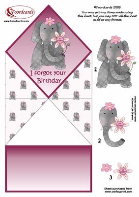 Forgot Your Birthday Elephant Diamond Top