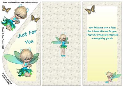 A Fairy Just for You- Teardrop Trifold
