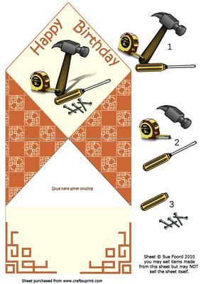 Birthdaytools Diamond Top Card