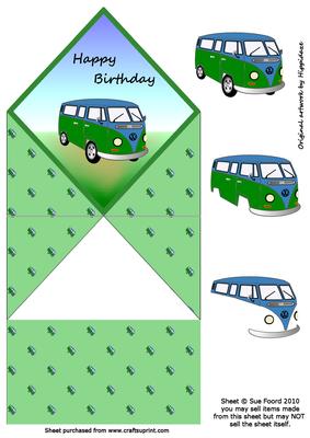 Vw Campervan Diamond Top