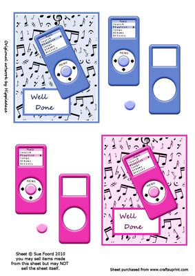 His N Hers Ipod Well Done Toppers