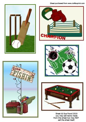 Assorted Sports Toppers