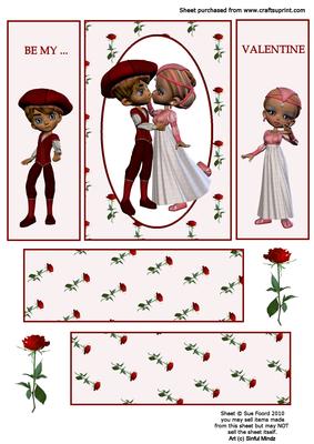 Be My Valentine Gatefold Card
