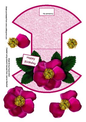 Birthday Rose Wobble Card